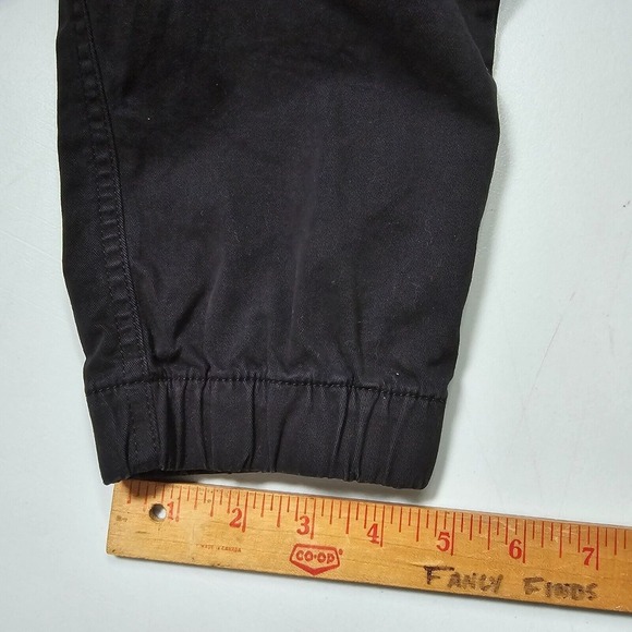 Bear Bottom Men Tapered Jogger Pants Large Black Casual Minimal Streetwear READ - Picture 11 of 12